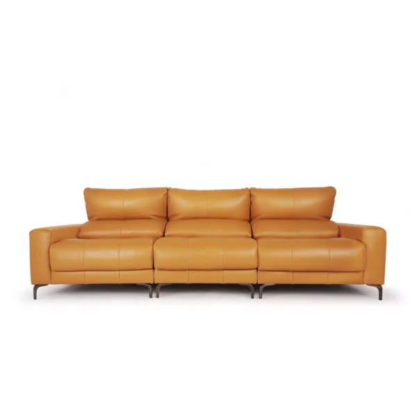 牛皮沙發推薦｜Eiffel艾菲爾全牛皮功能沙發｜沙發大師