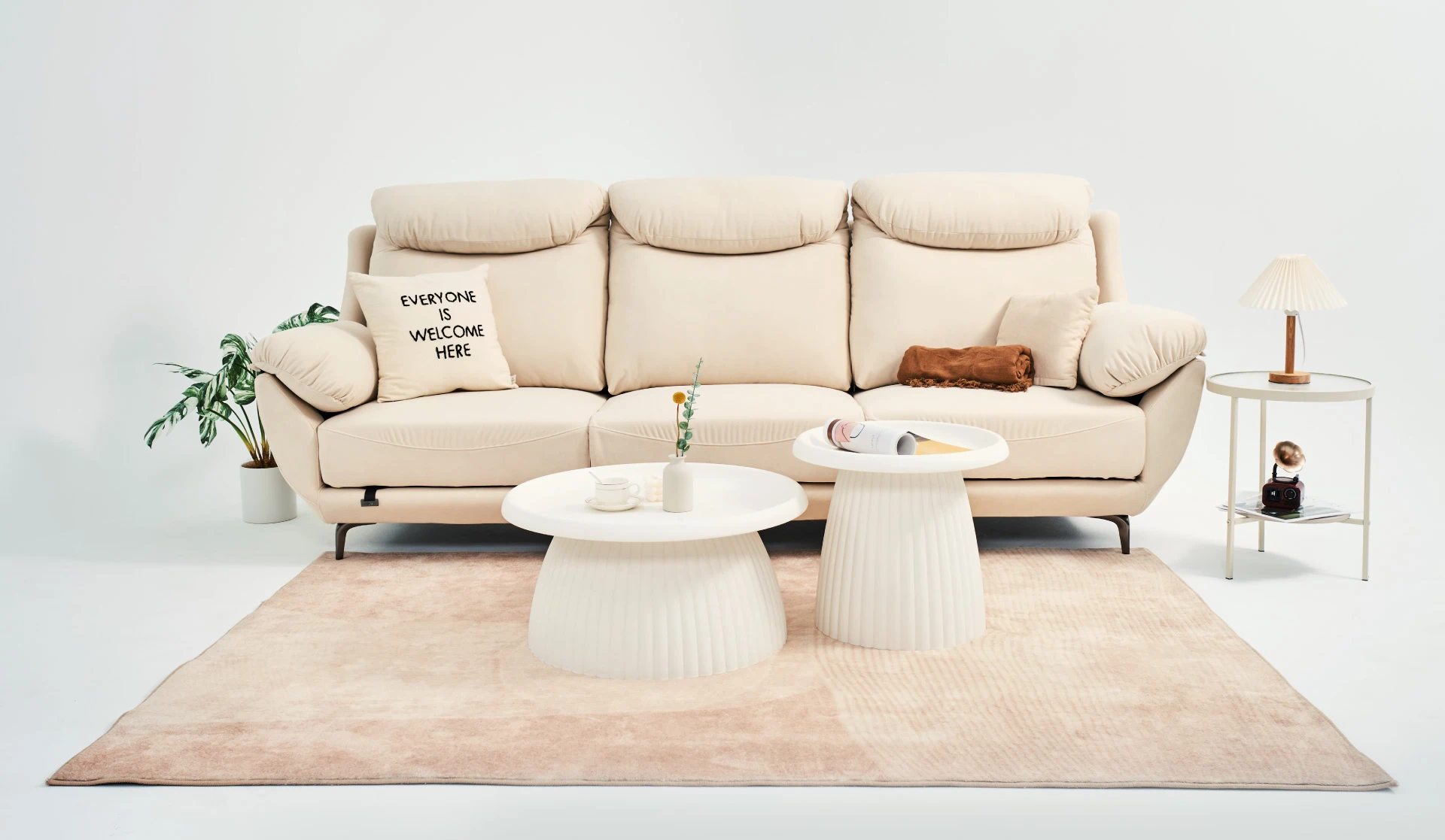 沙發推薦｜Caramel 牛奶糖機能布沙發｜沙發大師 Let's Sofa