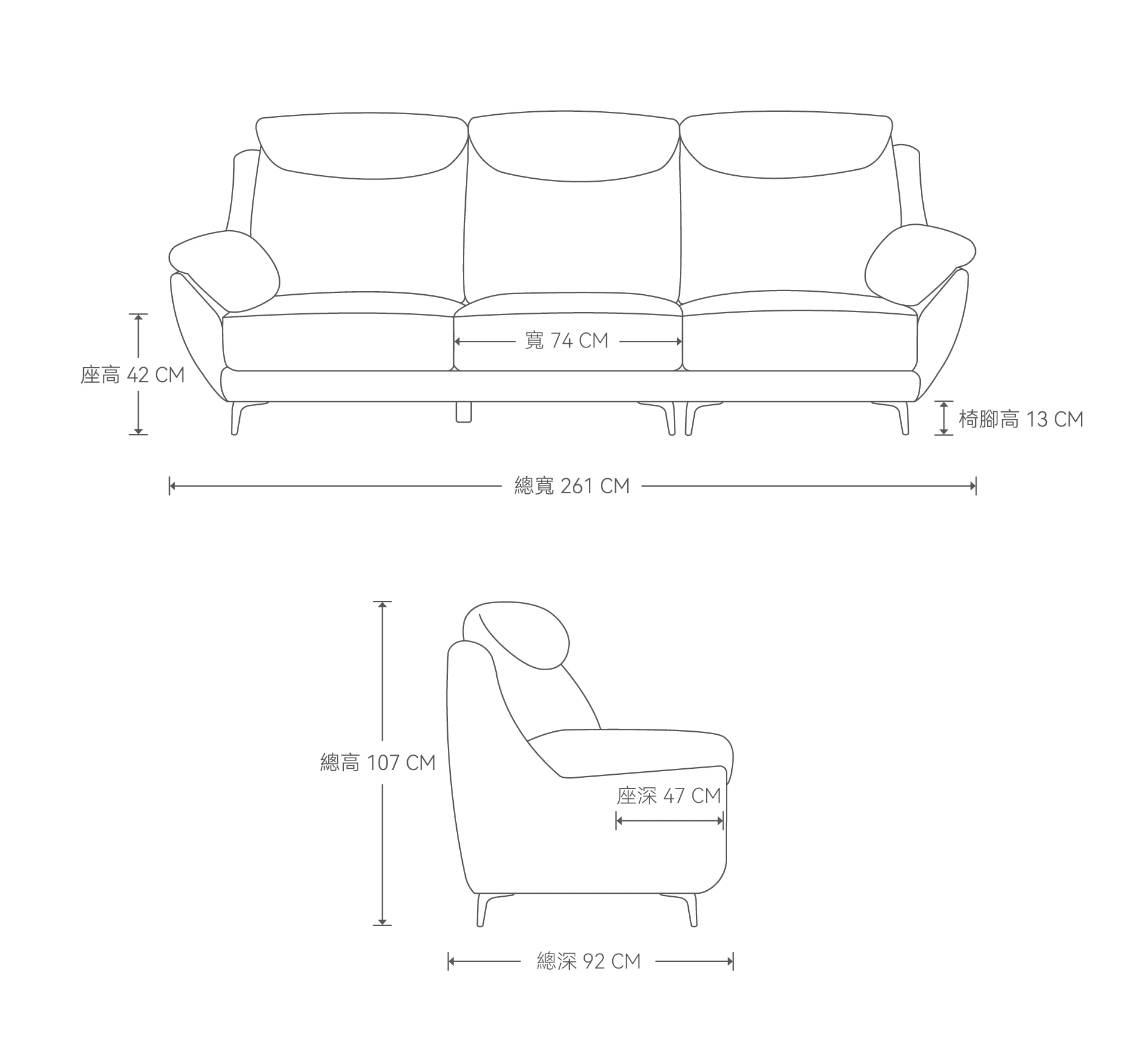 沙發推薦｜Caramel 牛奶糖機能布沙發｜沙發大師 Let's Sofa
