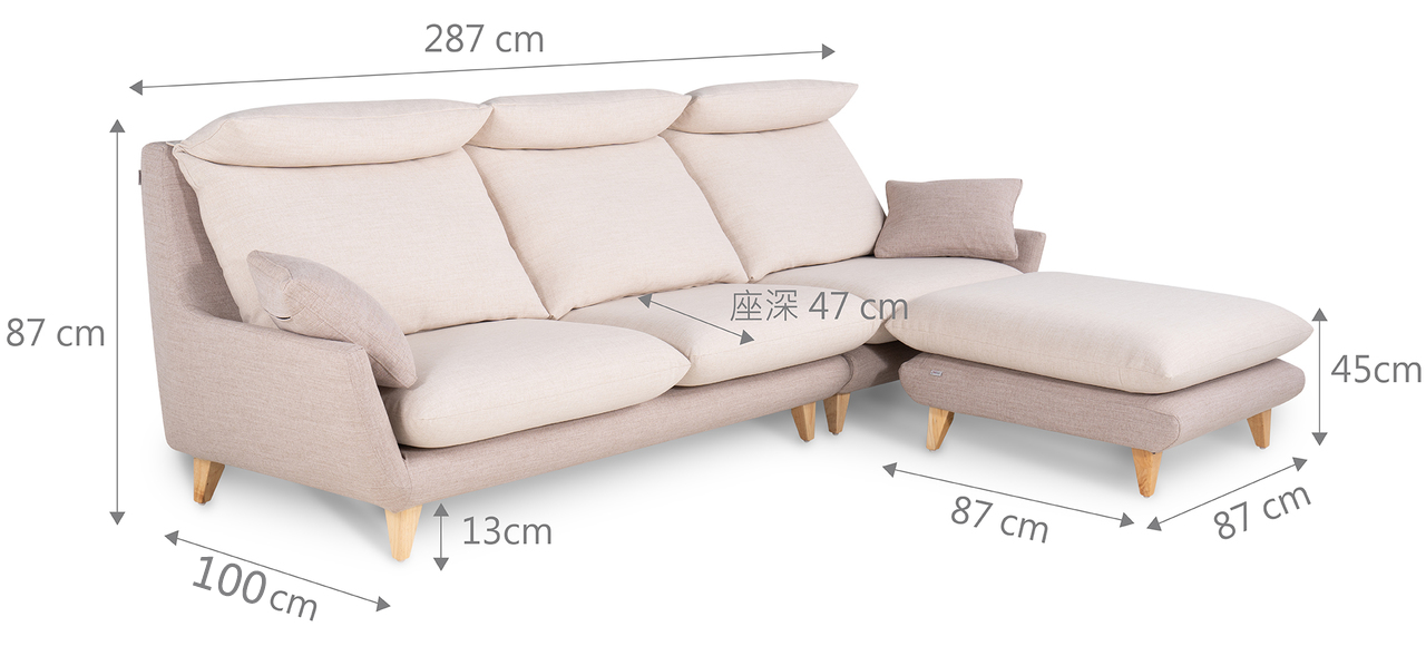 布沙發推薦｜Souffle 舒芙蕾機能布沙發｜沙發大師