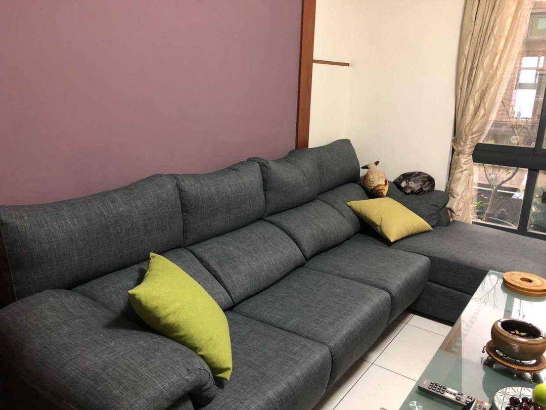 顧客開箱|貓抓布沙發|睡眠王國集團.沙發大師