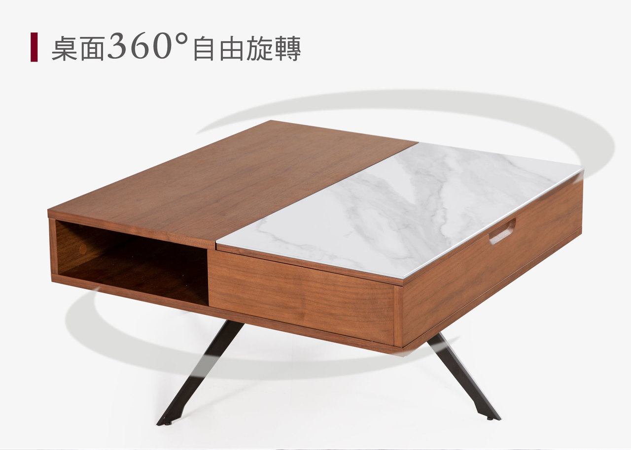 升降茶几｜Angelo 安傑洛陶瓷正方几 (升降)｜沙發大師