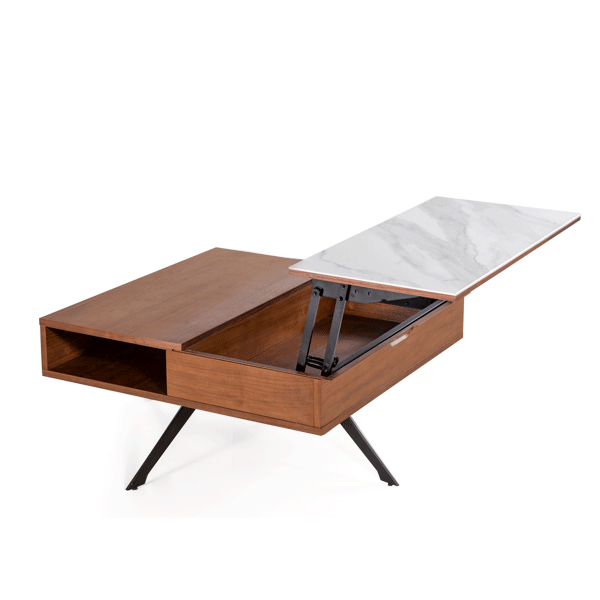 升降茶几｜Angelo 安傑洛陶瓷正方几 (升降)｜沙發大師