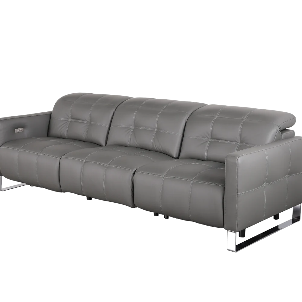 Dante 丹堤Ⅱ全牛皮電動沙發_側面