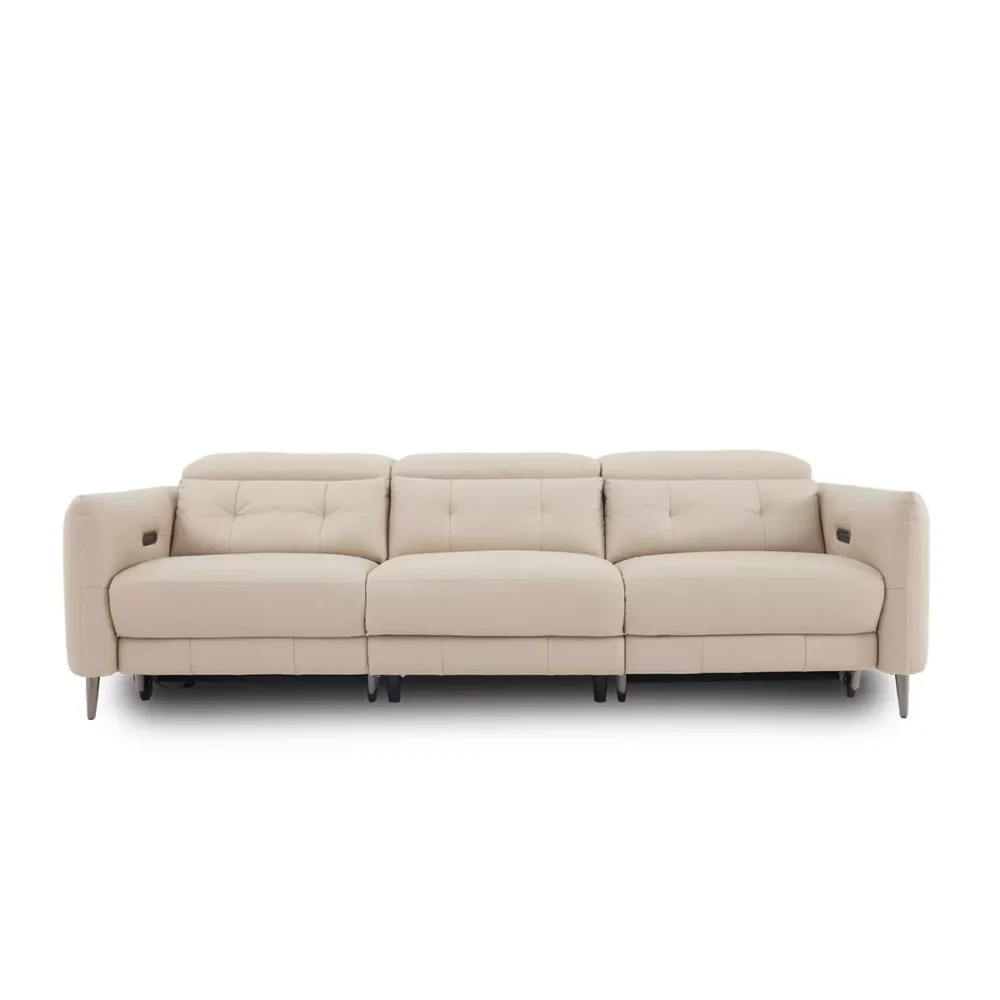 皮沙發推薦｜Gimios吉米歐全牛皮電動沙發｜沙發大師