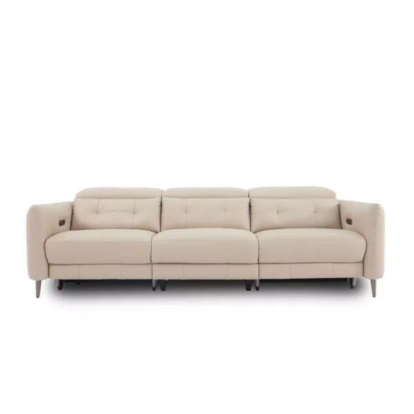 皮沙發推薦｜Gimios吉米歐全牛皮電動沙發｜沙發大師