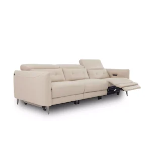 皮沙發推薦｜Gimios吉米歐全牛皮電動沙發｜沙發大師