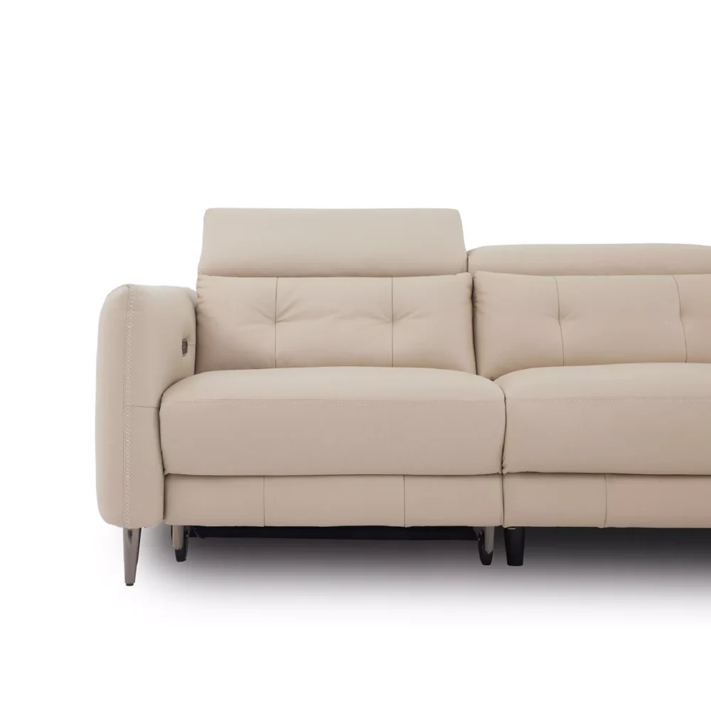 皮沙發推薦｜Gimios吉米歐全牛皮電動沙發｜沙發大師