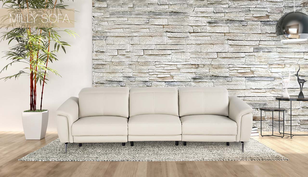 電動沙發推薦｜Milly 蜜莉全牛皮電動沙發｜沙發大師