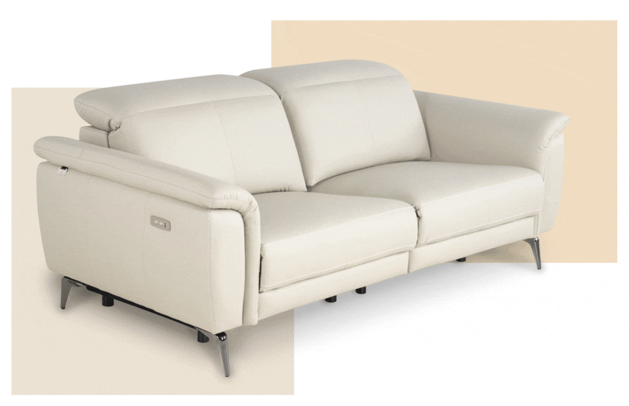 電動沙發推薦｜Milly 蜜莉全牛皮電動沙發｜沙發大師