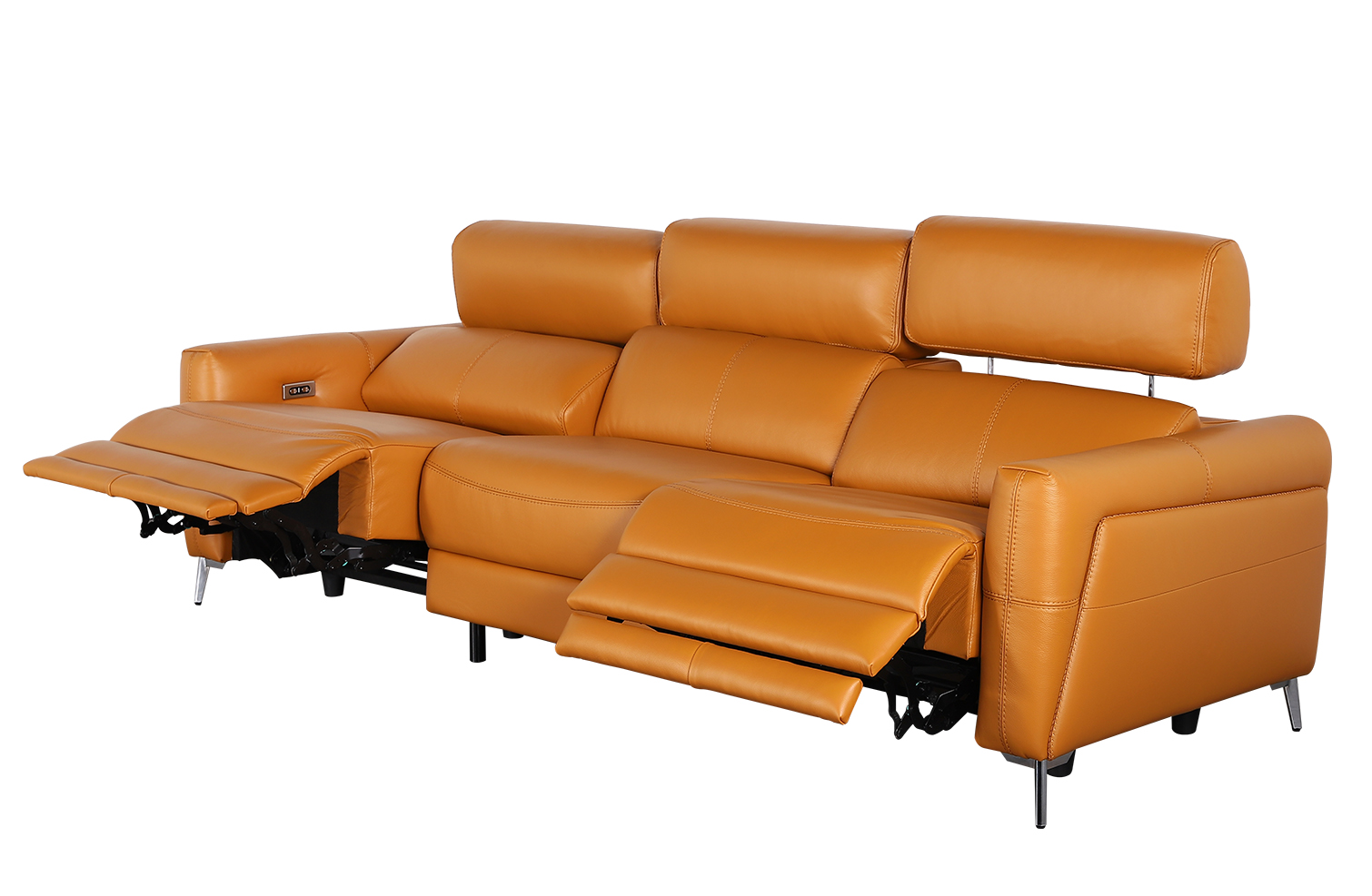 沙發大師｜Louie路易全牛皮電動沙發｜沙發大師