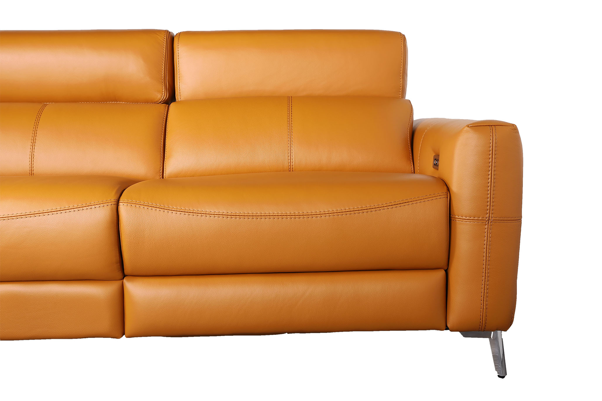 沙發大師｜Louie路易全牛皮電動沙發｜沙發大師