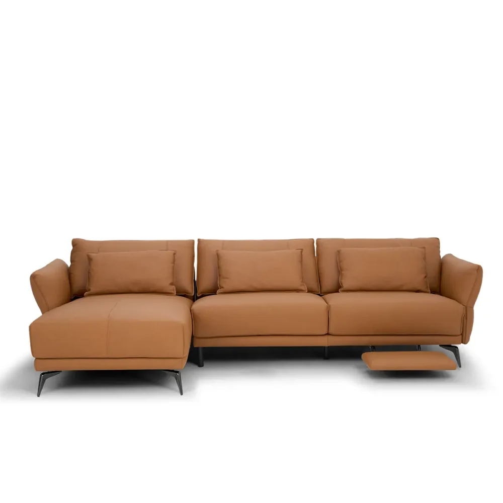 沙發推薦｜Chamonix 夏慕尼全牛皮電動沙發｜沙發大師