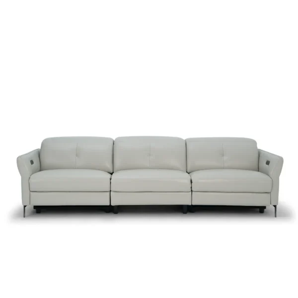 皮沙發推薦｜Merlot 梅洛全牛皮電動沙發｜沙發大師