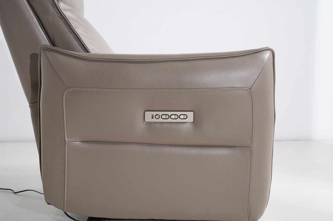 電動沙發推薦｜Bourbon波本單人全牛皮電動沙發｜沙發大師