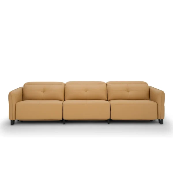 皮沙發推薦｜Merlot 梅洛全牛皮電動沙發｜沙發大師