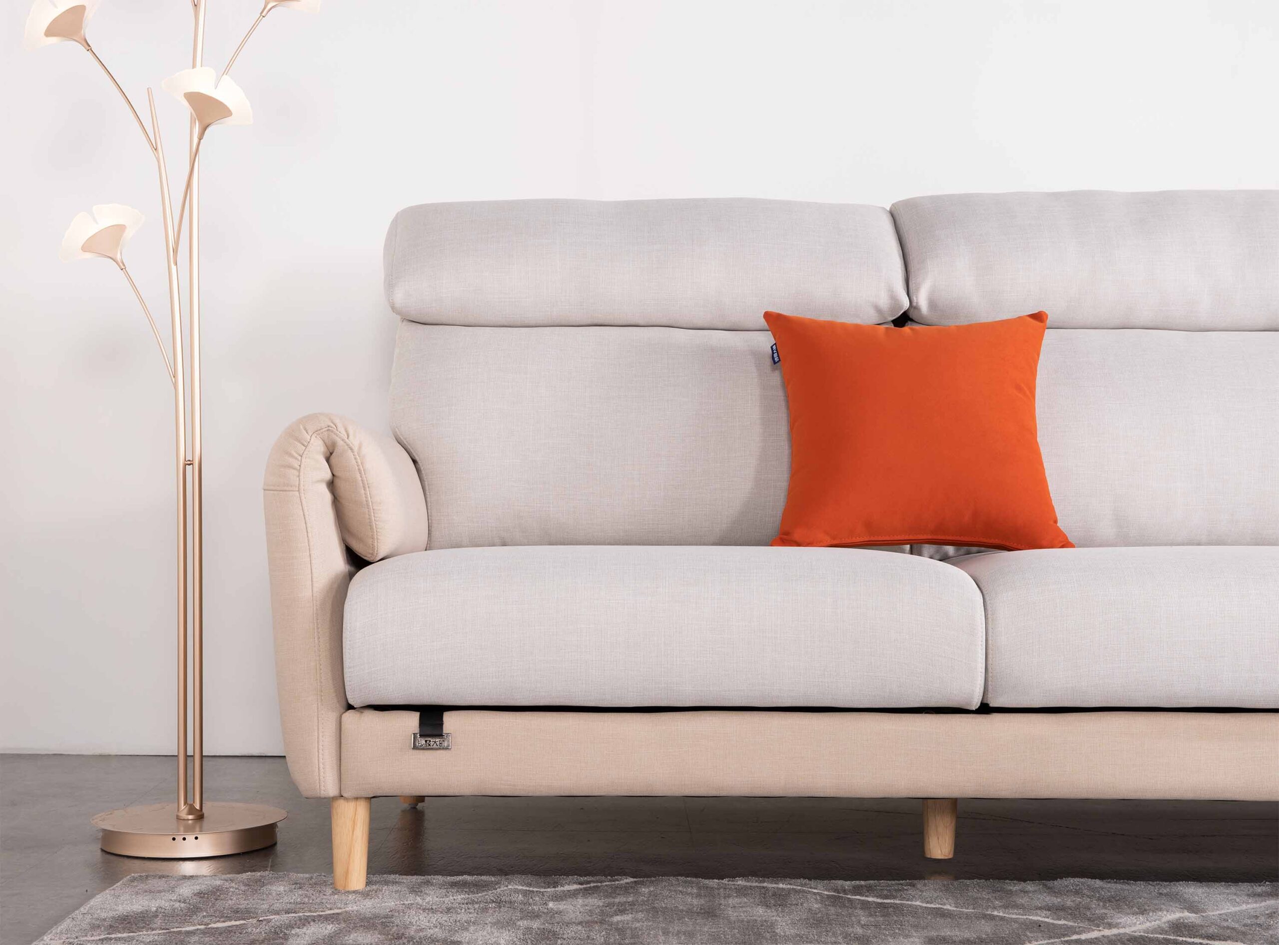 顧客開箱|Pandora潘朵拉貓抓布沙發-橘|睡眠王國集團.沙發大師