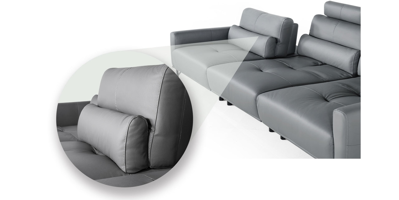 多功能沙發推薦｜Emma 艾瑪全牛皮功能沙發｜沙發大師