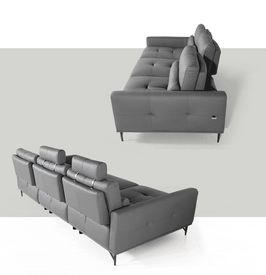 多功能沙發推薦|Emma 艾瑪全牛皮功能沙發|沙發大師