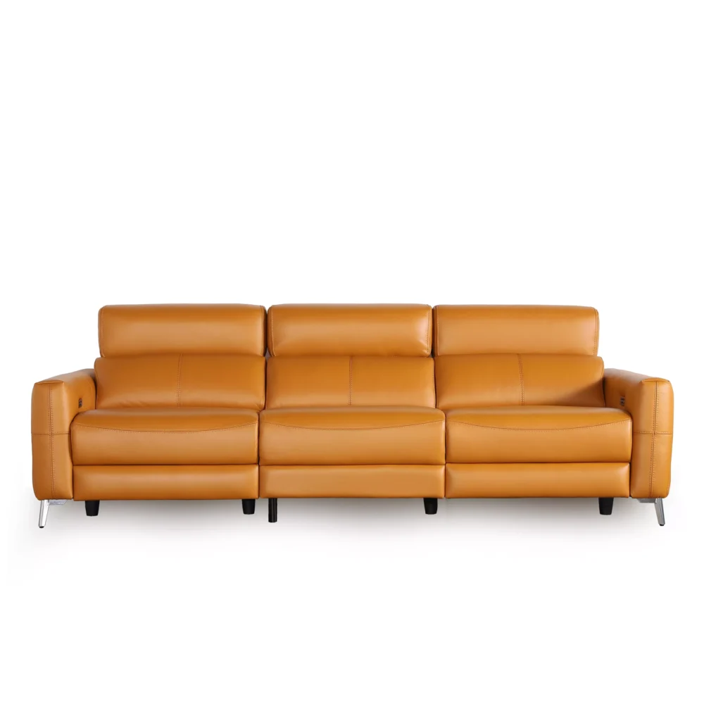 沙發推薦｜Louie路易全牛皮電動沙發｜沙發大師